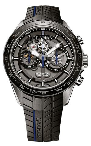 GRAHAM LONDON 2STAC3.B01A.K91F Silverstone RS Skeleton Blue Limited Edition replica watch